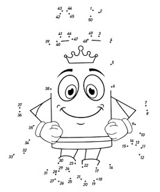 Jewish learning connect the dots activity for kids ages 5+ - Super Torah printable